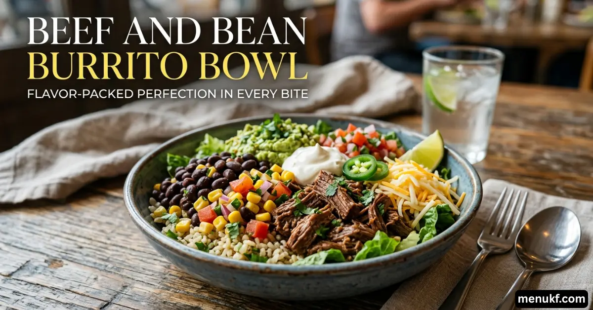Beef and Bean Burrito Bowl