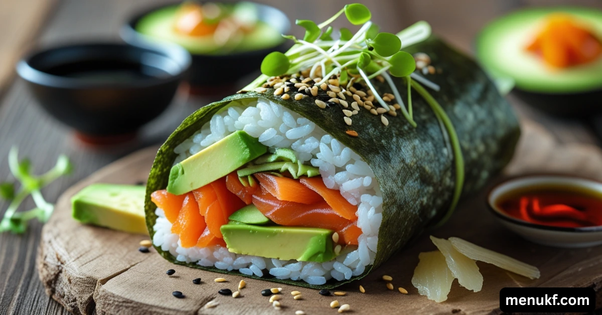 Japanese-Mexican Sushi Burritos